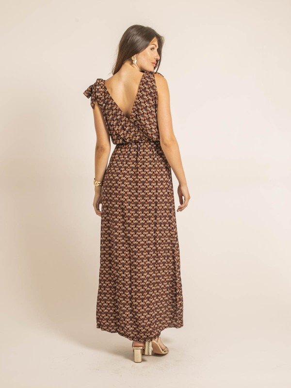 Robe longue ILIANA - Violet