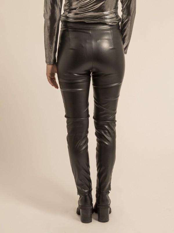 Pantalon slim simili ERONA