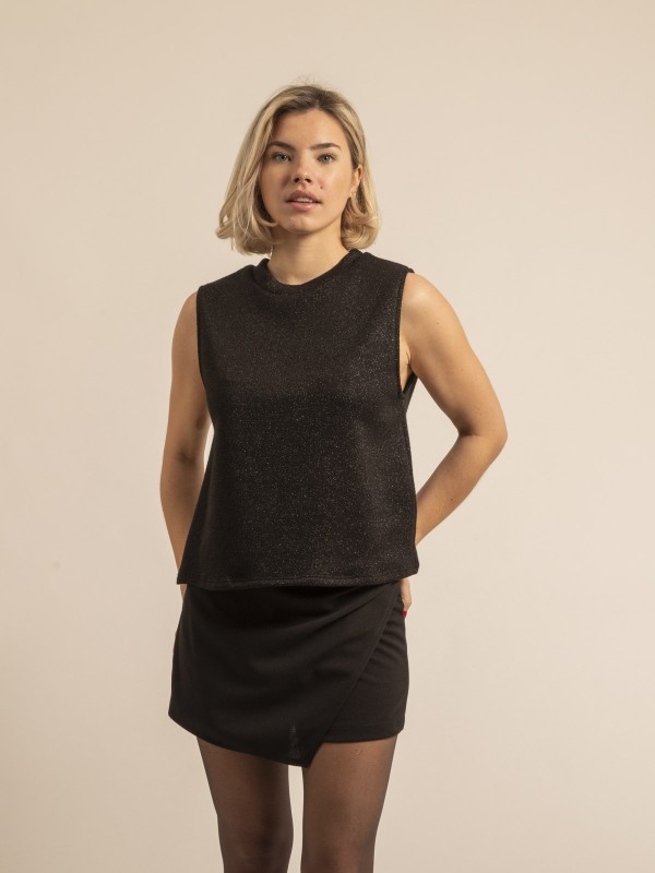 Pull sans manches...