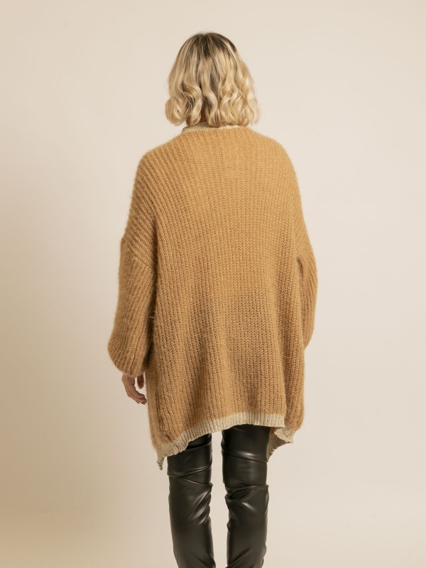 Gilet long ouvert KODY - Beige