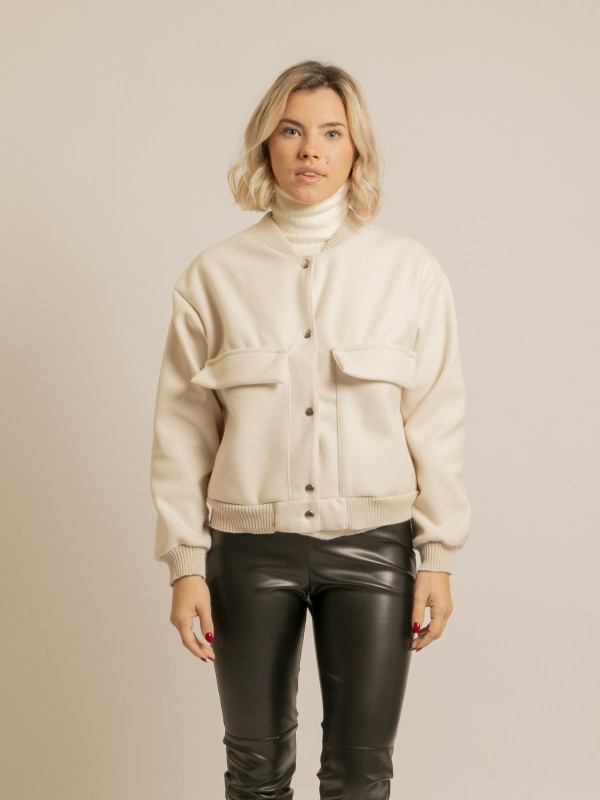 Bombers effet laine ULIVIA