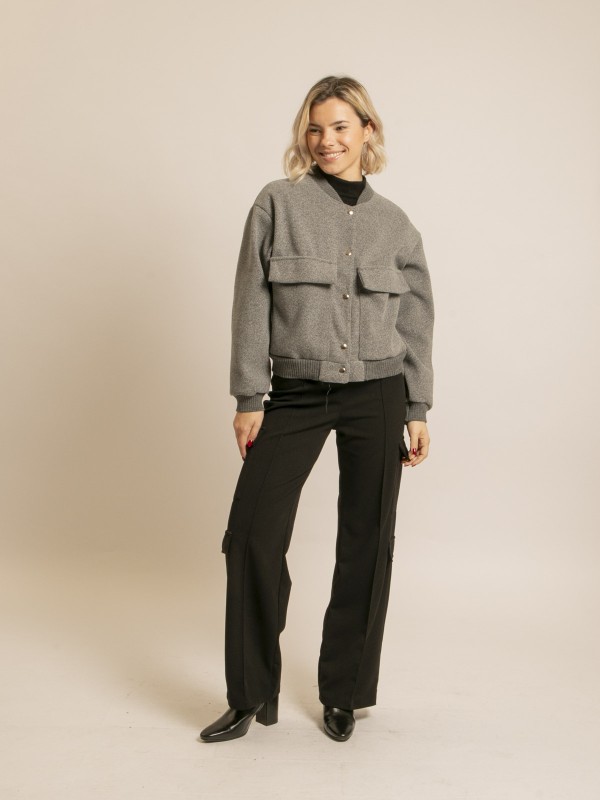 Bombers effet laine ULIVIA...