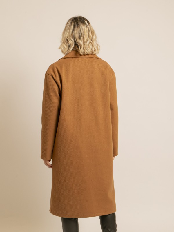 Manteau long URANIA - Camel