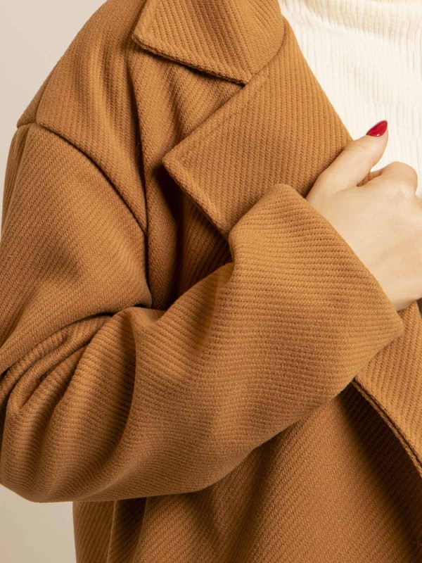 Manteau long URANIA - Camel