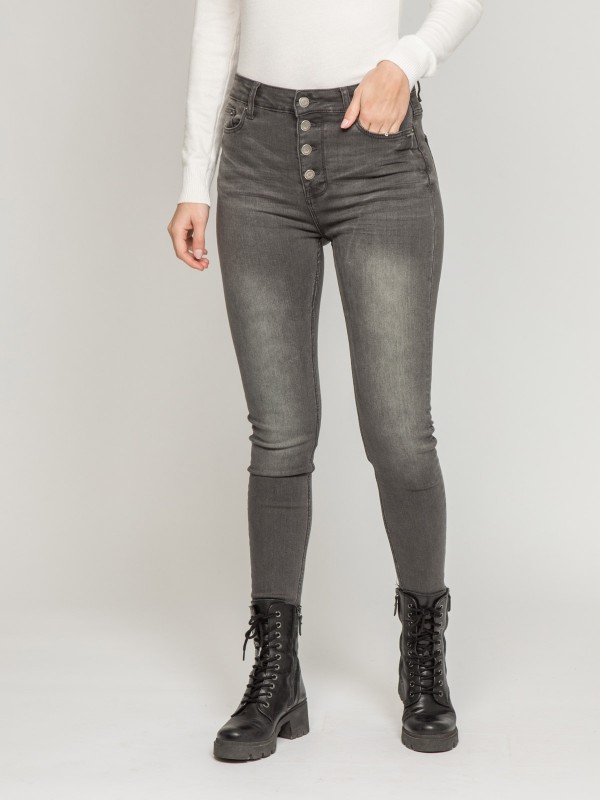 Jean slim gris EFFY - Gris