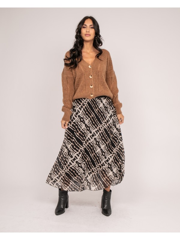 Jupe longue motifs XOMALIA