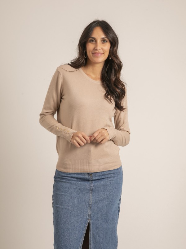 Pull fin col rond KETALIA