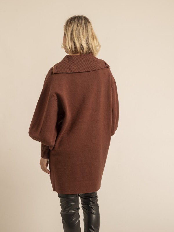 Pull long col camionneur...