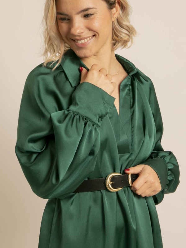 Robe droite IDELMA - Vert