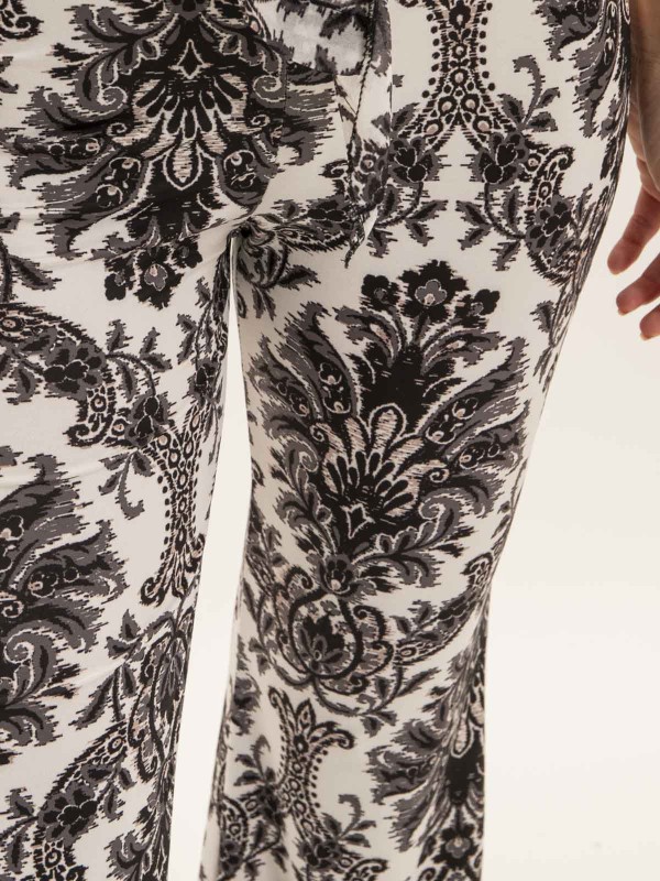 Pantalon flare motifs EDARZINE