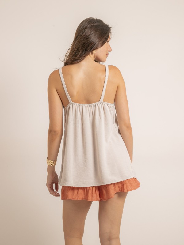 Top bretelles bijoux FELINA