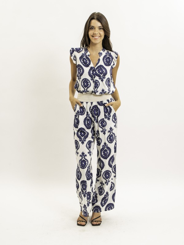 Top sans manches motifs...