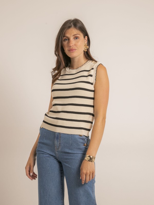 Débardeur marinière FERKINE