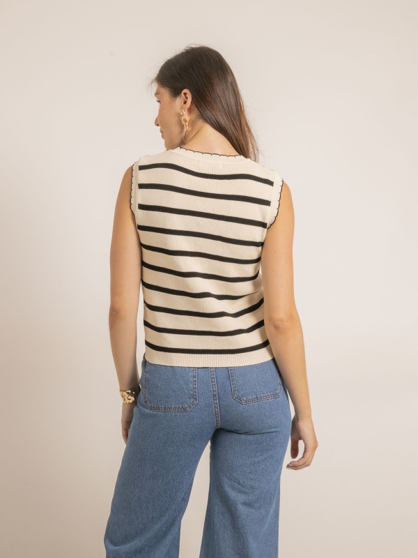 Débardeur marinière FERKINE