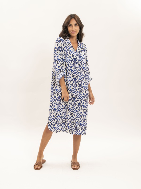 Robe chemise motifs IRVINIE...