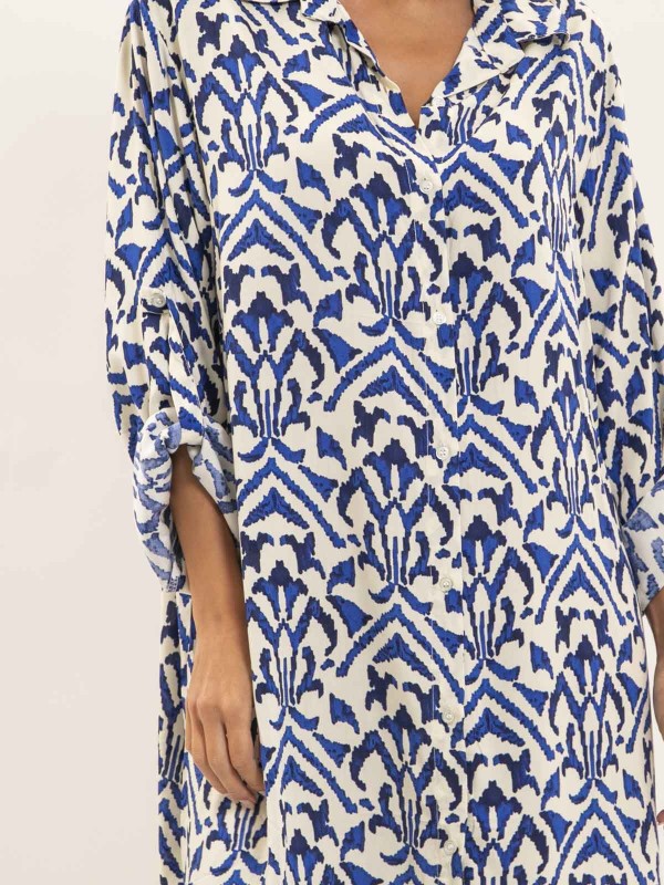 Robe chemise motifs IRVINIE...