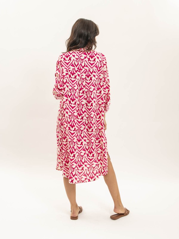 Robe chemise motifs IRVINIE...