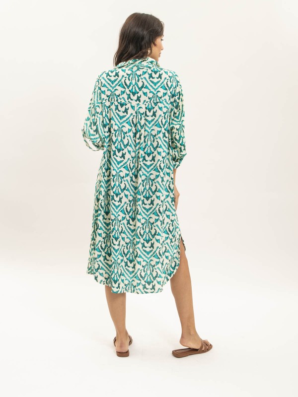 Robe chemise motifs IRVINIE...