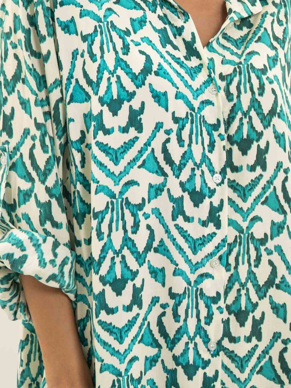 Robe chemise motifs IRVINIE...