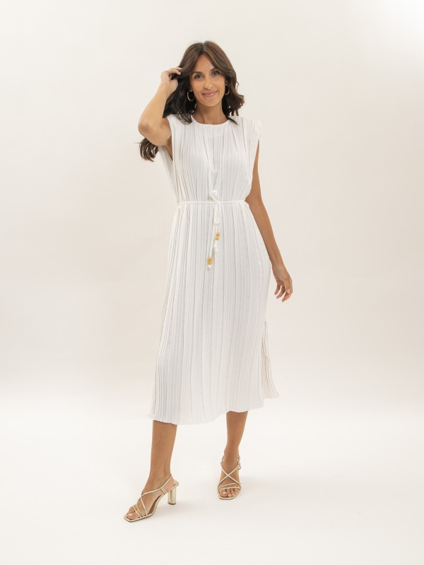 Robe midi plissée IROVE -...