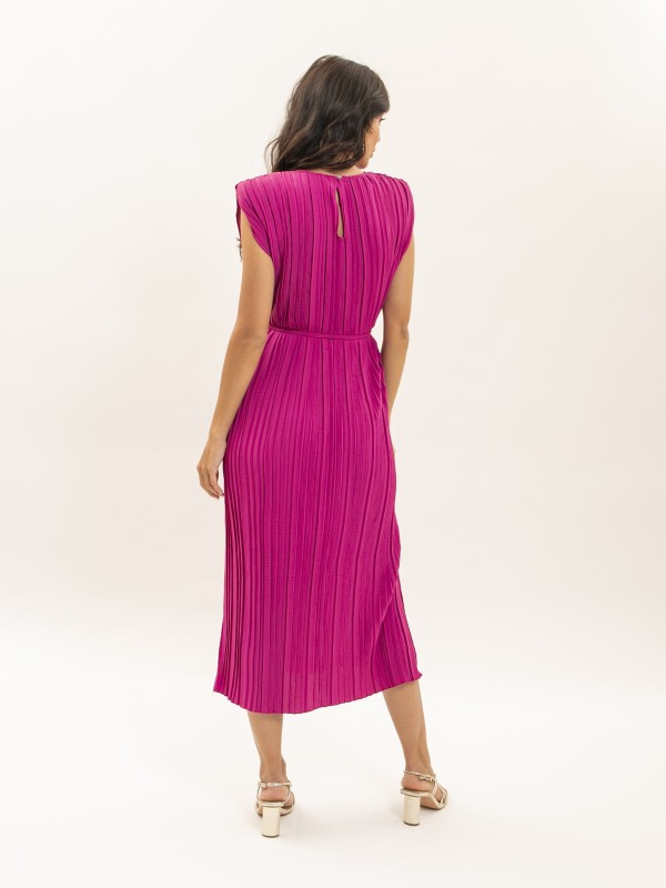 Robe midi plissée IROVE -...