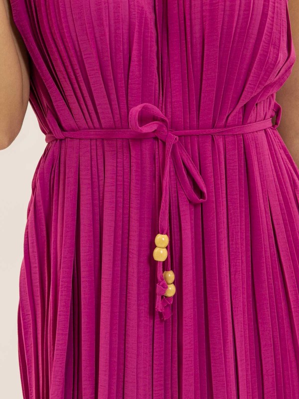 Robe midi plissée IROVE -...