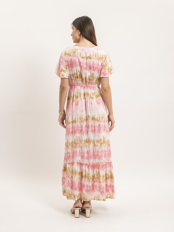 Robe longue tie and dye...