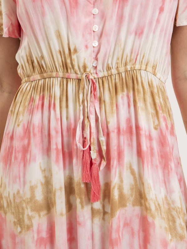 Robe longue tie and dye...