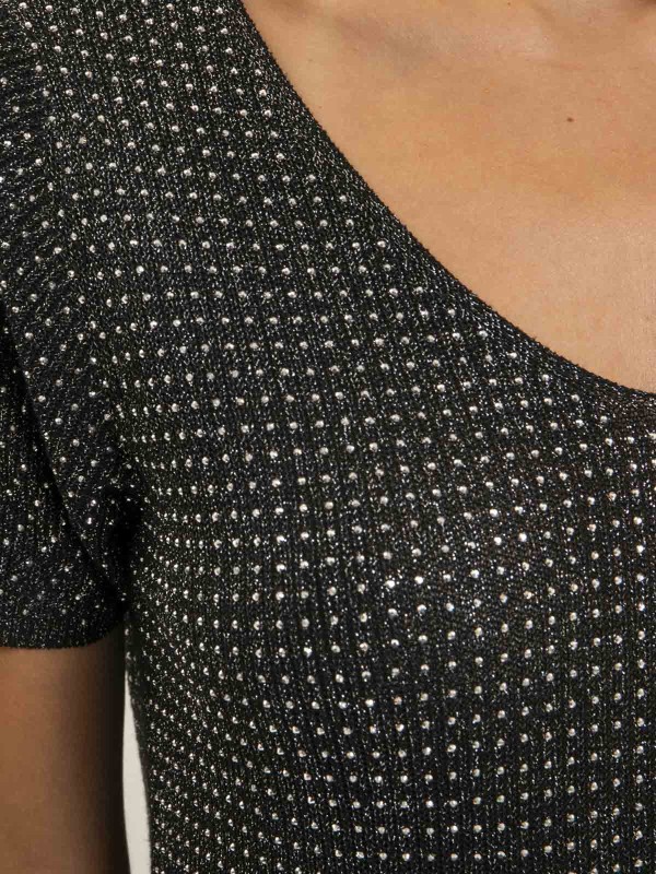 Top manches courtes lurex...