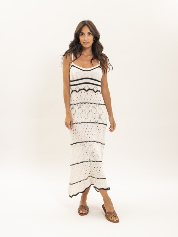 Robe longue crochet IBESTA...