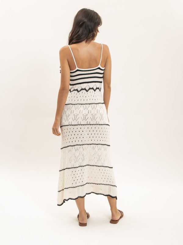 Robe longue crochet IBESTA...