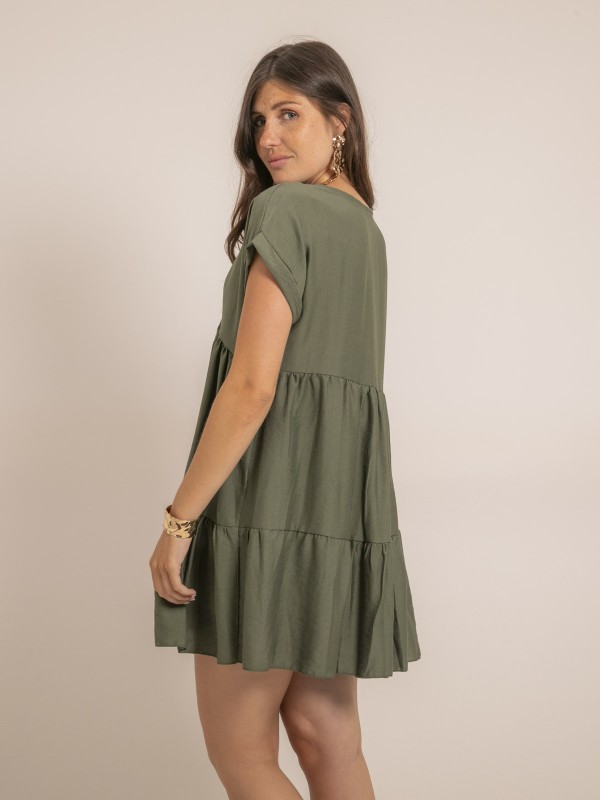 Robe courte évasée IPIANE -...