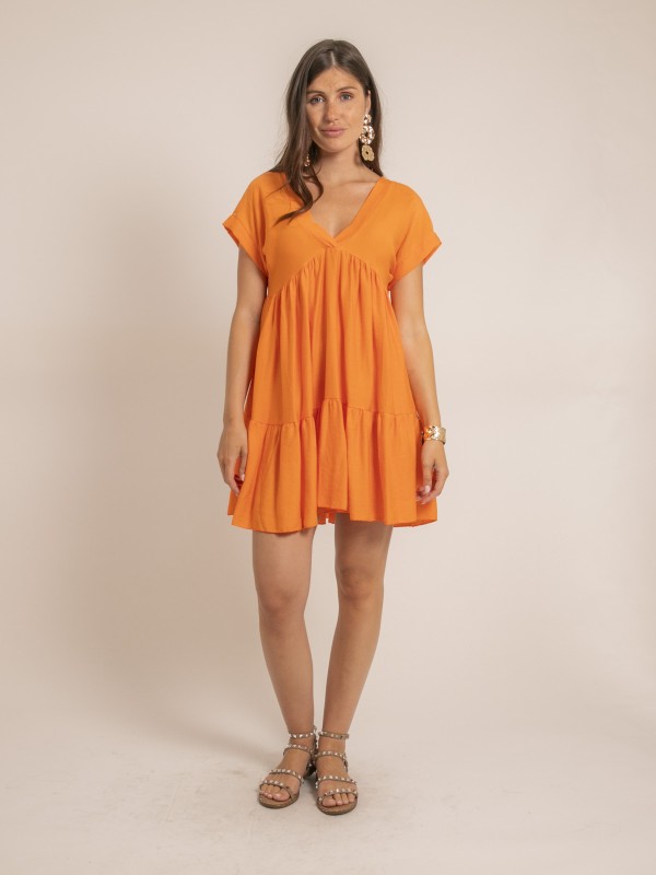 Robe courte évasée IPIANE -...