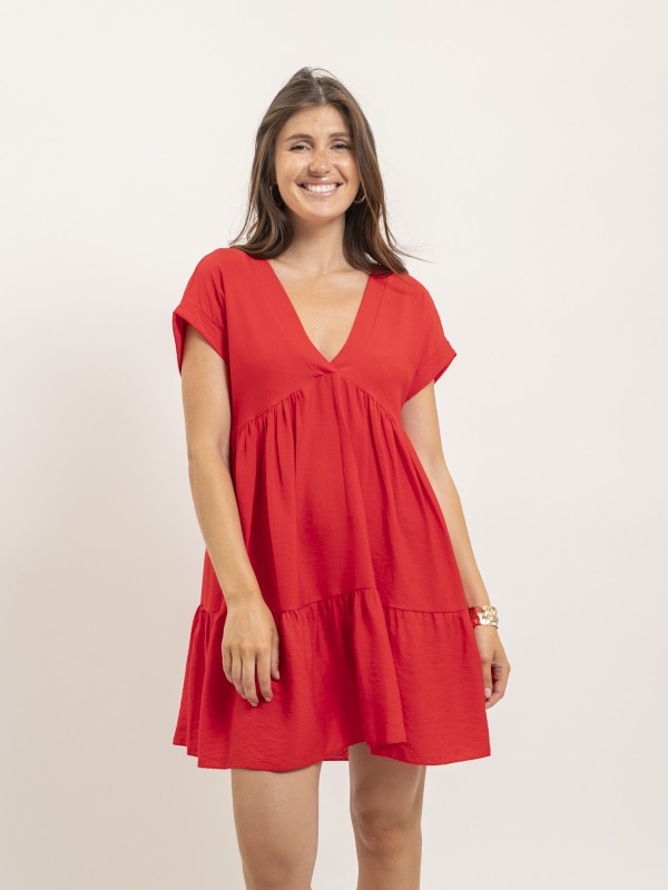 Robe courte évasée IPIANE -...