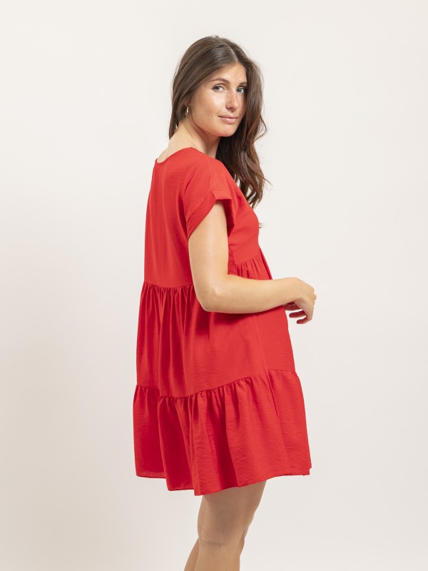 Robe courte évasée IPIANE -...