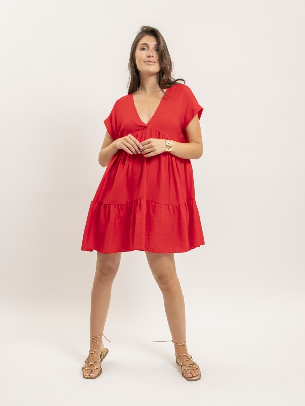 Robe courte évasée IPIANE -...