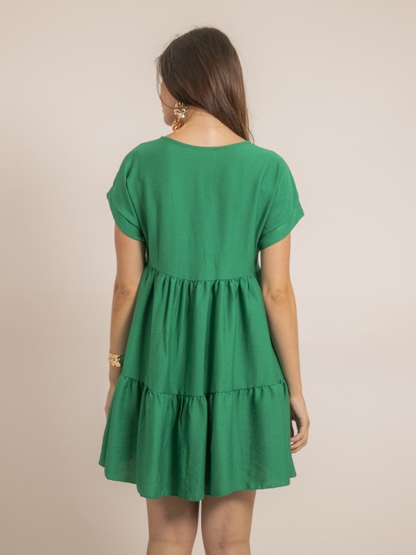 Robe courte évasée IPIANE -...