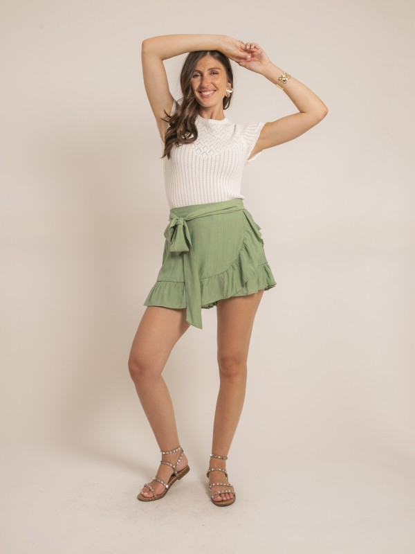 Jupe-short portefeuille...