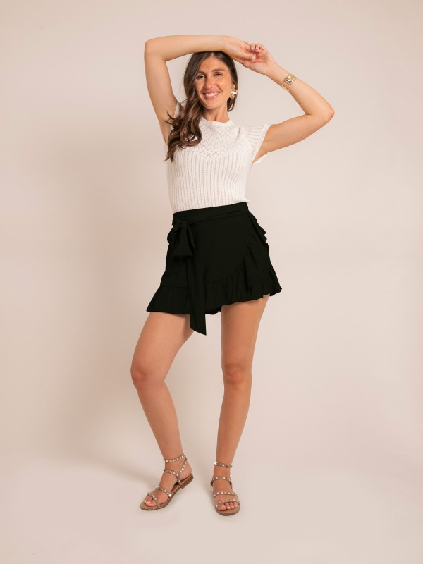 Jupe-short portefeuille...