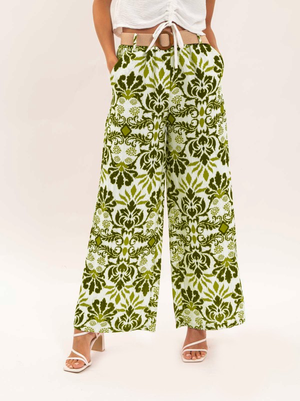 Pantalon fluide motifs ETOBIA