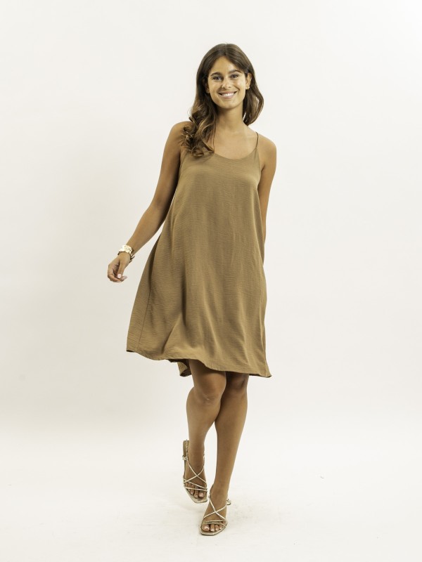 Robe courte IZOLDA - Beige
