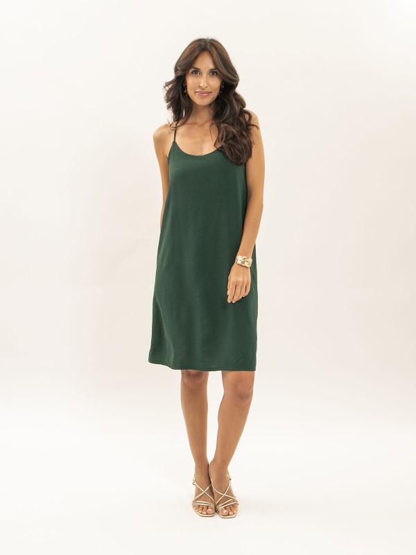Robe courte IZOLDA - Vert...