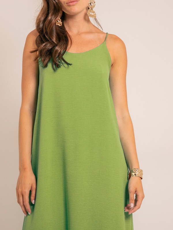 Robe longue à bretelles...