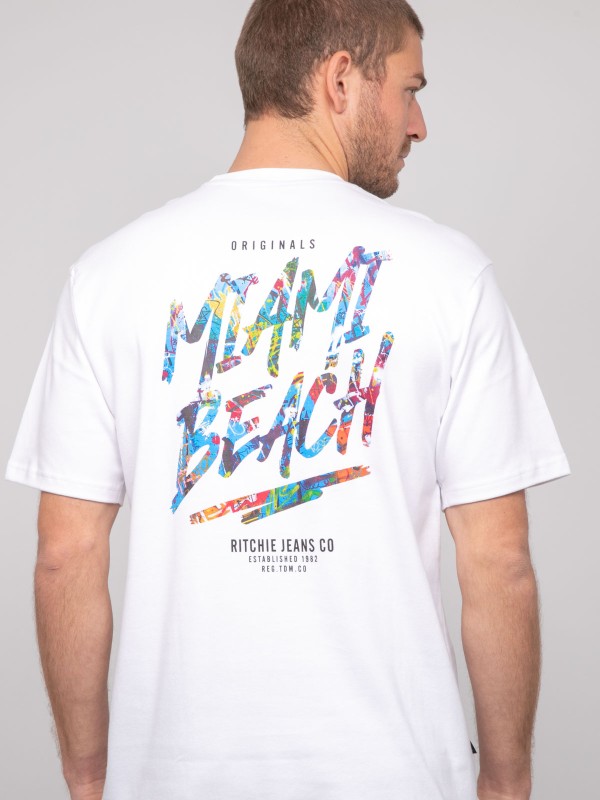 T-shirt oversize coton...