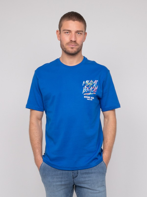 T-shirt oversize coton...