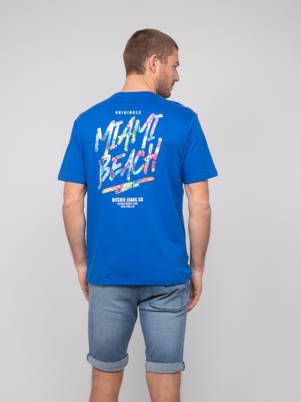 T-shirt oversize coton...