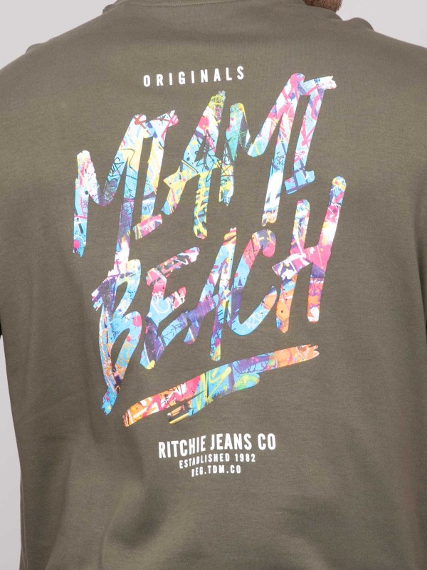 T-shirt oversize coton...