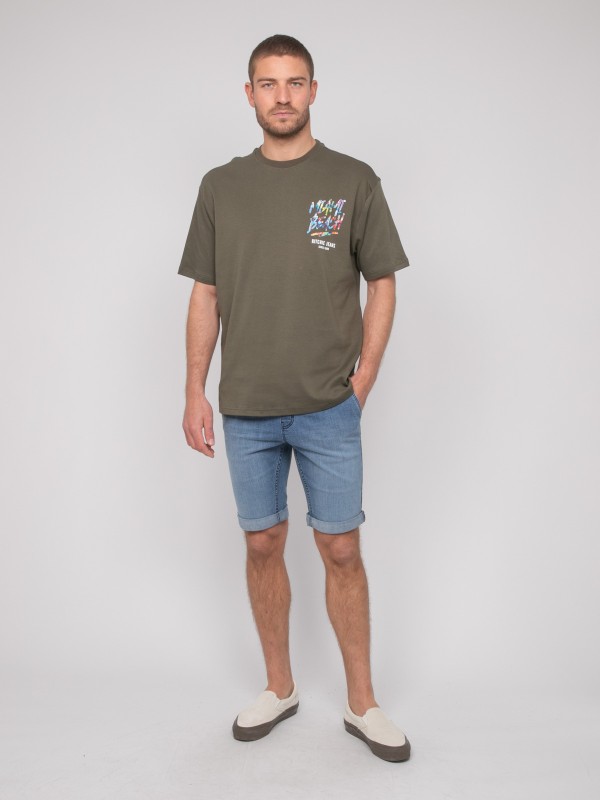 T-shirt oversize coton...