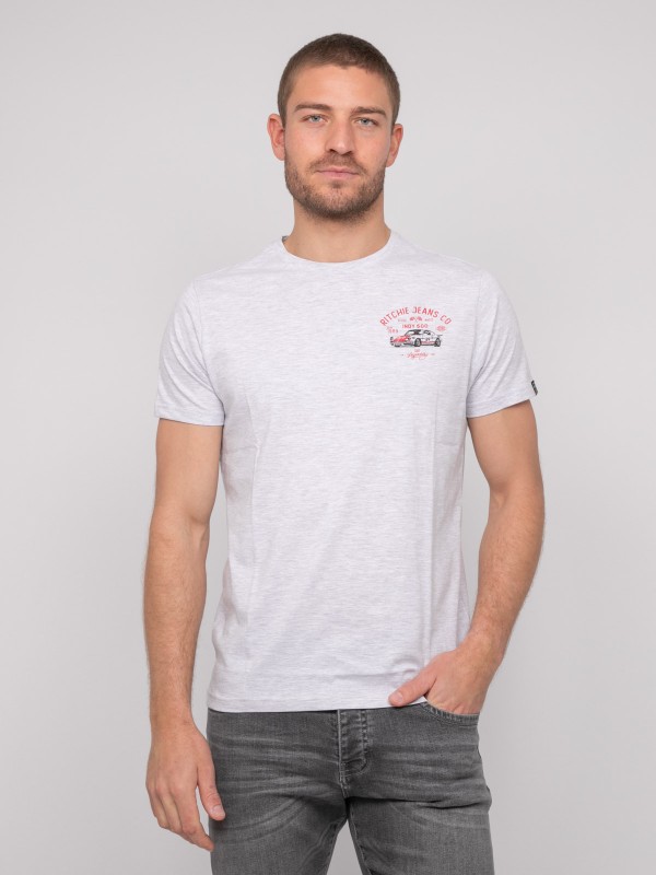 T-shirt coton motifs NEROLMA