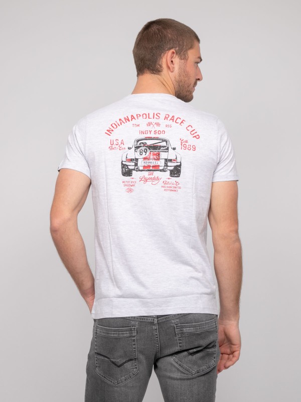 T-shirt coton motifs NEROLMA